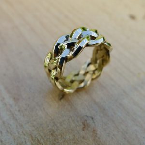 Gold Celtic Ring | Braided Gold-0