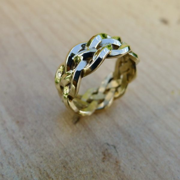 Gold Celtic Ring | Braided Gold-0 Gold Celtic Ring | Braided Gold-0