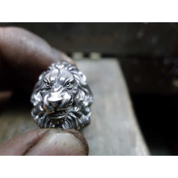 Handcrafted and carved in the hands of its maker - experience the power and strength of this magnificent beast. Handcrafted and carved in the hands of its maker - experience the power and strength of this magnificent beast.