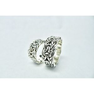 Sterling silver viking rings, made by hand in Ireland