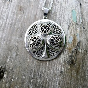 Handcrafted Silver Shamrock|Irish Jewellery-450