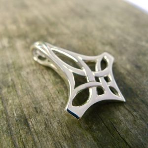Silver Thor's Hammer Pendant. Mjölnir-451 Silver Thor's Hammer Pendant. Mjölnir-451