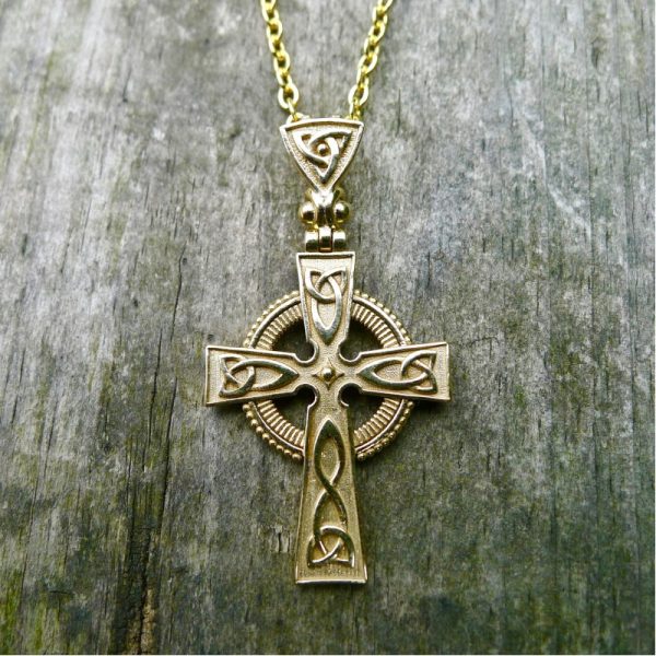 Gold Celtic Cross-428 Gold Celtic Cross-428
