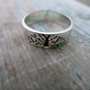 Tree Of Life Ring. Mens-0