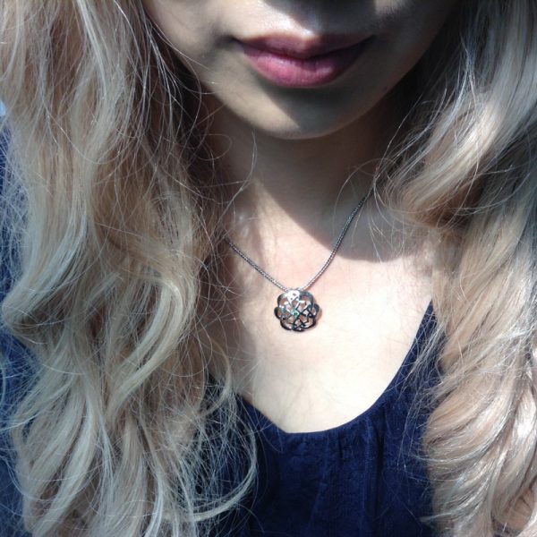 Emerald Celtic Pendant-398 Emerald Celtic Pendant-398