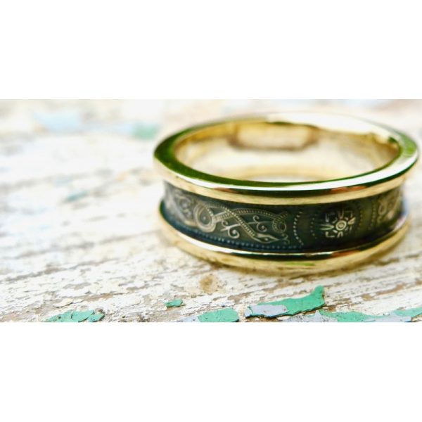 Celtic ring. Irish jewellery design. The silver between the rims is 5mm. This is the 5mm option Celtic ring. Irish jewellery design. The silver between the rims is 5mm. This is the 5mm option