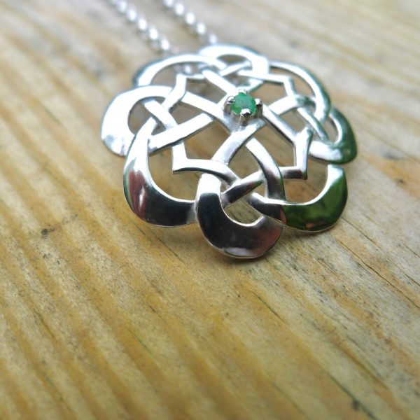 Emerald Celtic Pendant-0 Emerald Celtic Pendant-0