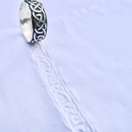 Silver Celtic Ring Oxidised | Irish Jewellery