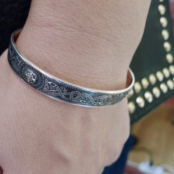 Irish silver Celtic bracelet Irish silver Celtic bracelet