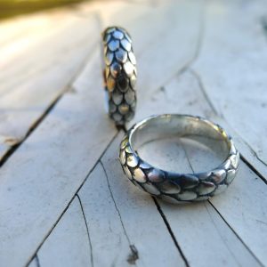 No Dragons were harmed in the crafting of these Irish rings