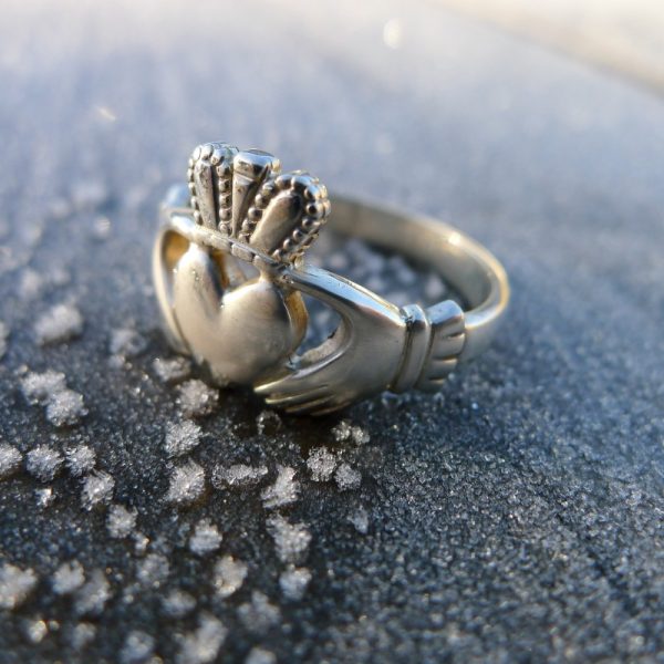Handcrafted Irish Claddagh | Irish Jewellery| Silver Claddagh ring
Photograph of a Handcrafted Irish silver Claddagh ring on a frosty morning. Handcrafted Irish Claddagh | Irish Jewellery| Silver Claddagh ring Photograph of a Handcrafted Irish silver Claddagh ring on a frosty morning.
