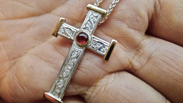 Celtic Cross with gold. | Celtic Jewellery Celtic Cross with gold. | Celtic Jewellery