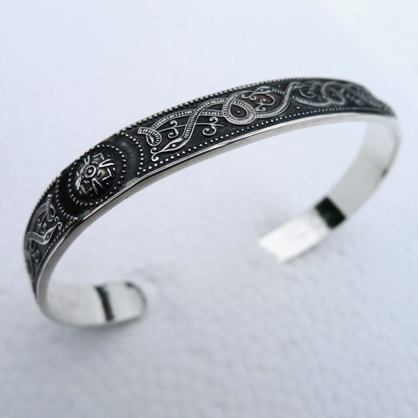 Handcrafted Irish jewellery. Silver Celtic bracelet Handcrafted Irish jewellery. Silver Celtic bracelet