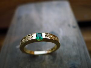 Celtic Ring | Irish Jewellery. Emerald ring Celtic Ring | Irish Jewellery. Emerald ring