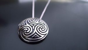 Oxidised silver | Irish Jewellery | Spiral Design
