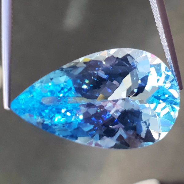 Handcrafted Sky Blue Topaz Ring-934 Handcrafted Sky Blue Topaz Ring-934