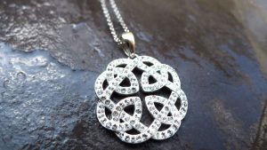 Reversible Father Daughter Celtic Knot Pendant-927 Reversible Father Daughter Celtic Knot Pendant-927