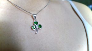 Sterling silver Irish jewellery. Shamrock jewellery design Sterling silver Irish jewellery. Shamrock jewellery design