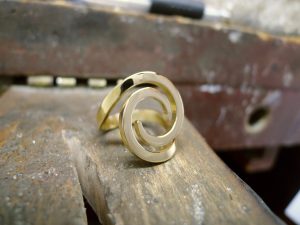 Swirls Ring-950