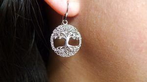 Silver tree of life earrings - Irish jewellery handcrafted in Ireland