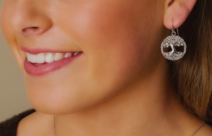 Handcrafted silver ornate tree of life earrings.
Irish jewellery made in Ireland Handcrafted silver ornate tree of life earrings. Irish jewellery made in Ireland