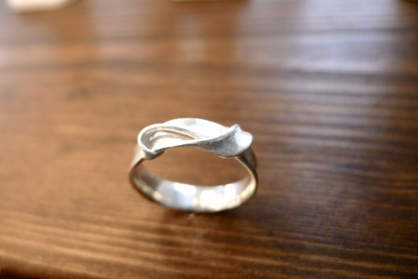 With a textured brush finish | Irish Jewellery With a textured brush finish | Irish Jewellery