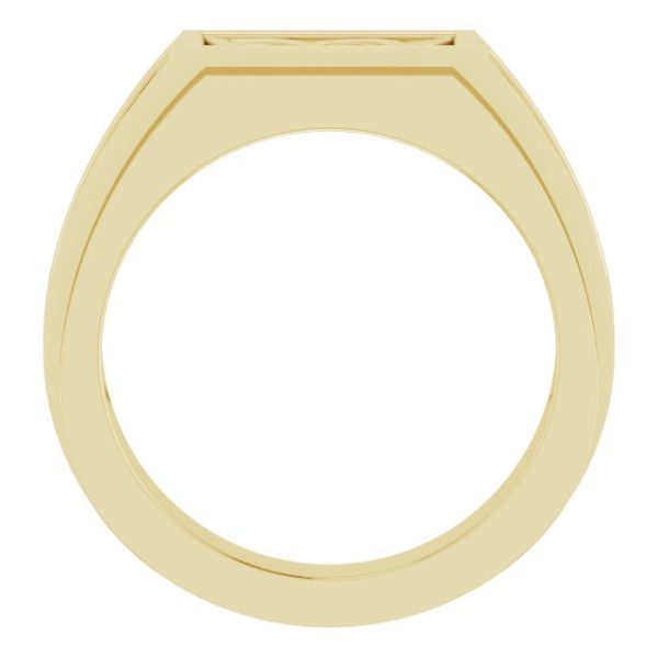 Shown here is the side view to show how thick this ring truly is - The knotwork design is a nod to the timeless beauty of ancient Irish stone carvings and symbolizes the interconnectedness of all things and the eternal cycle of life. It is the perfect cho Shown here is the side view to show how thick this ring truly is - The knotwork design is a nod to the timeless beauty of ancient Irish stone carvings and symbolizes the interconnectedness of all things and the eternal cycle of life. It is the perfect cho