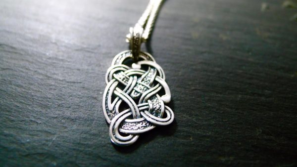 The reverse side of this Celtic Dragon Pendant The reverse side of this Celtic Dragon Pendant
