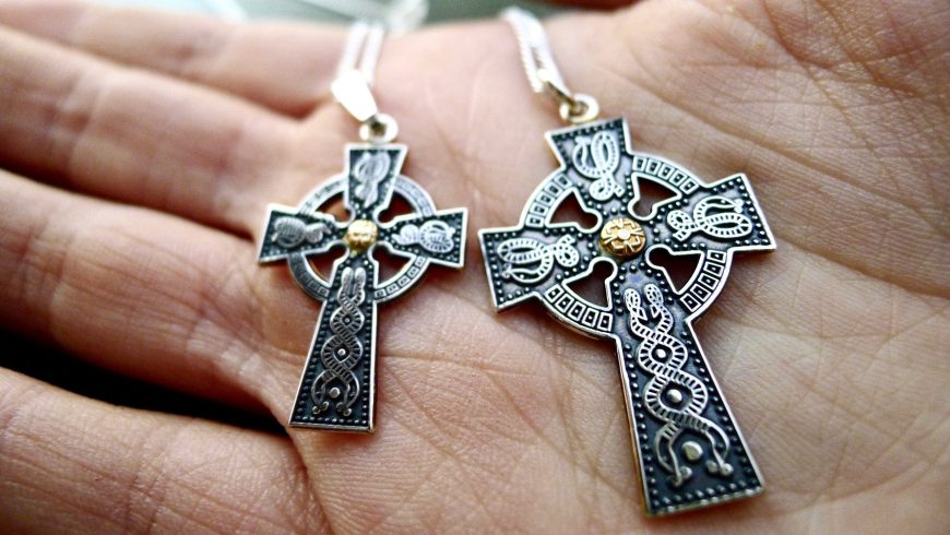 THE SILVER CELTIC CROSS